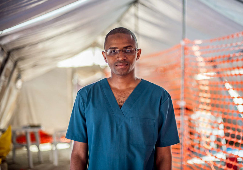When Dr. Boie Jalloh got the call to join the fight against Ebola in Sierra Leone, his friends told him he'd be crazy to sign on. It's a good thing he didn't listen. Aurelie Marrier Dunienville for NPR